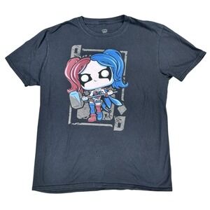 Funko Pop! Tees Graphic T-Shirt Mens Med DC Harley Quinn Suicide Squad 2016 #79